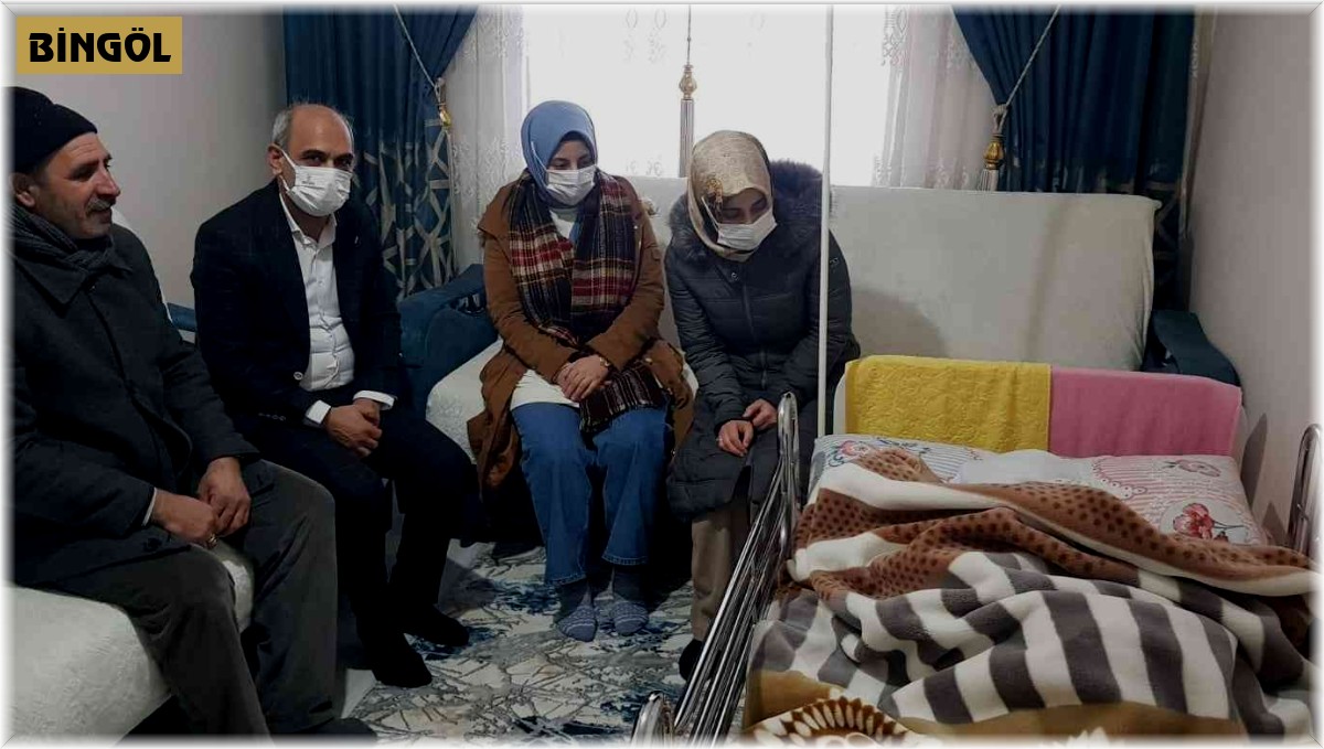 Solhan'da yaşlı vatandaşa anlamlı ziyaret