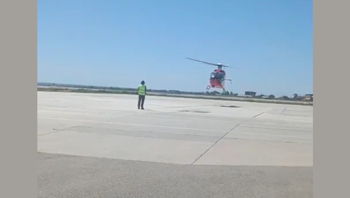 Solunum sıkıntısı yaşayan bebek ambulans helikopterle Van'a sevk edildi