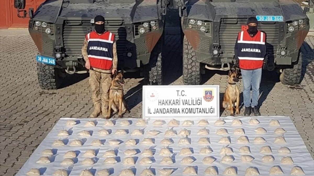 Son Dakika: Hakkari'de 48 kilogram eroin ele geçirildi