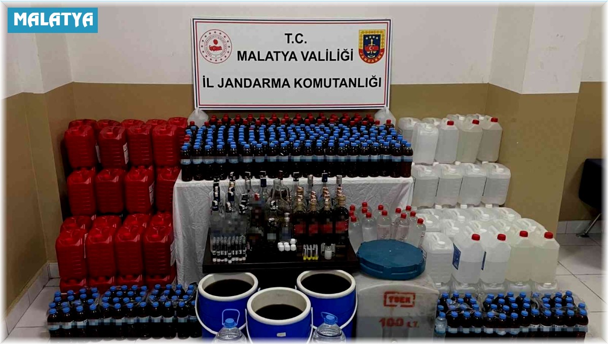 Son dakika Malatya.. Malatya'da bin 100 litre kaçak alkol ele geçirildi