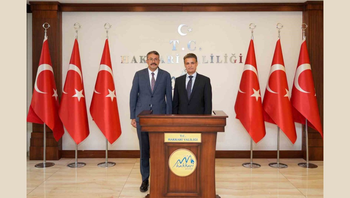 Soran Valisi Halgord Şeyh Necib'ten Hakkâri Valiliğine ziyaret