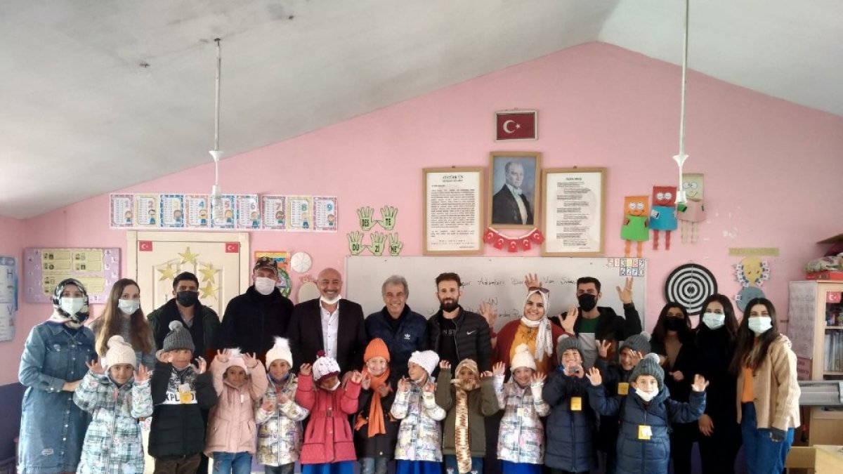 Spor adamları küçük bedenleri ısıttı