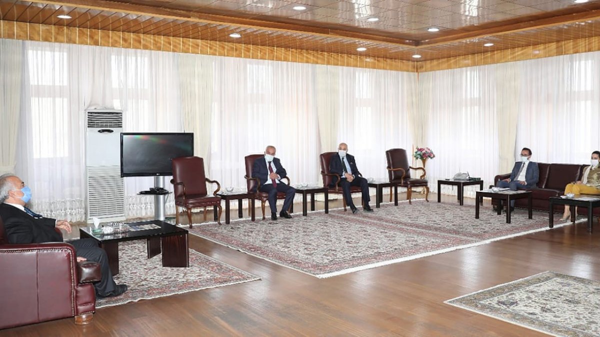 Spor Bilimleri Akreditasyon Kurulundan Rektör Çomaklı'ya ziyaret