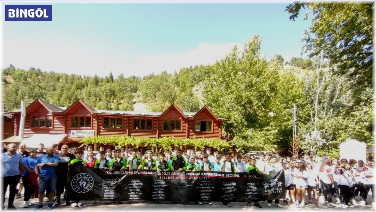 Sporcular Bingöl'ü gezdi