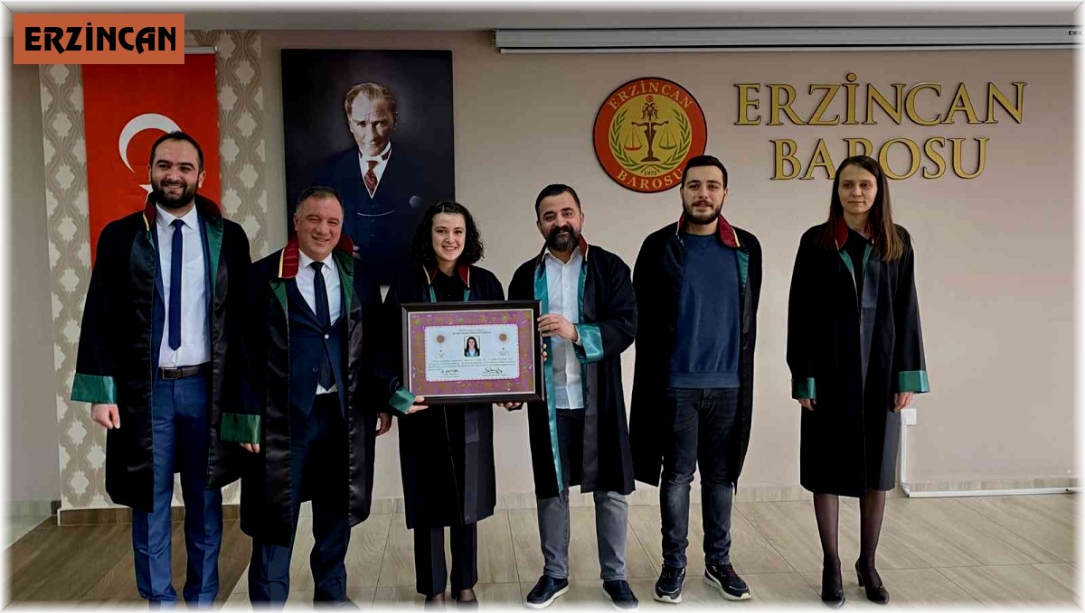 Stajyer avukatlar ruhsatnamelerini aldı