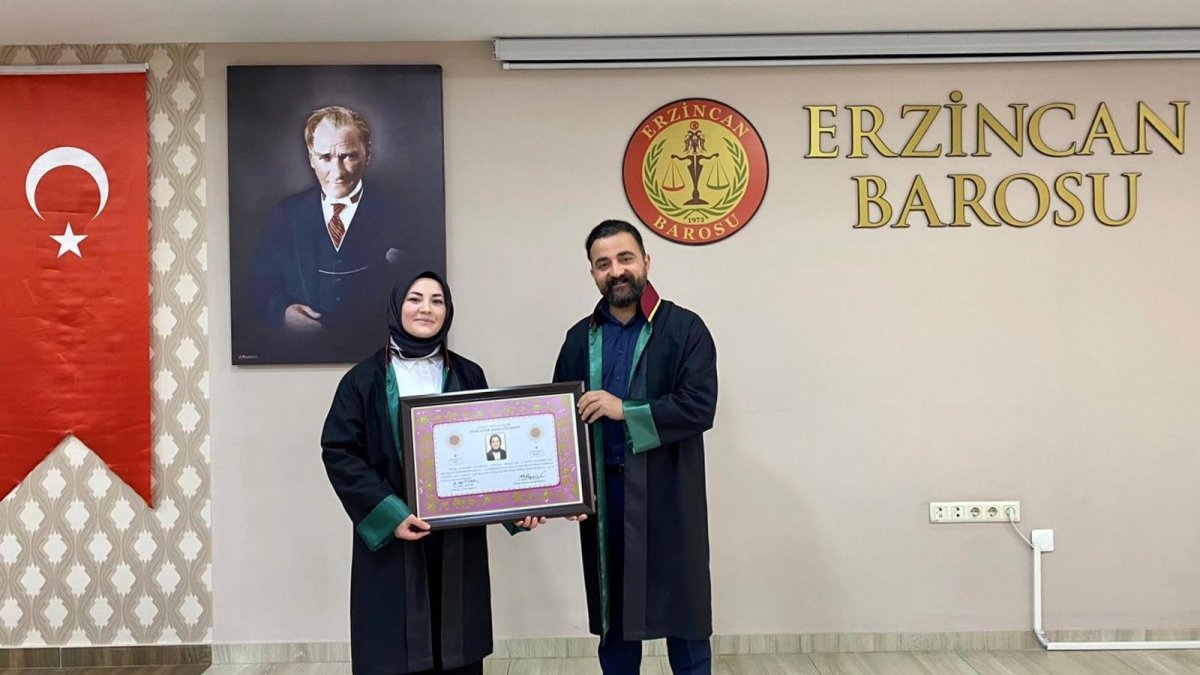 Stajyer avukatlar ruhsatnamelerini aldılar