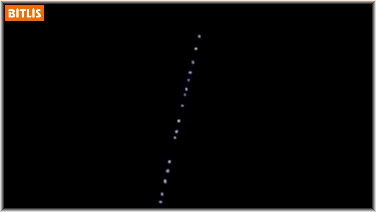 Starlink uyduları Ahlat semalarında görüntülendi