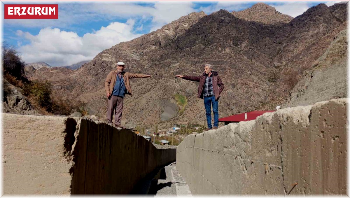 Su kanalı inşası sonrası sel felaketi vatandaşları korkutuyor