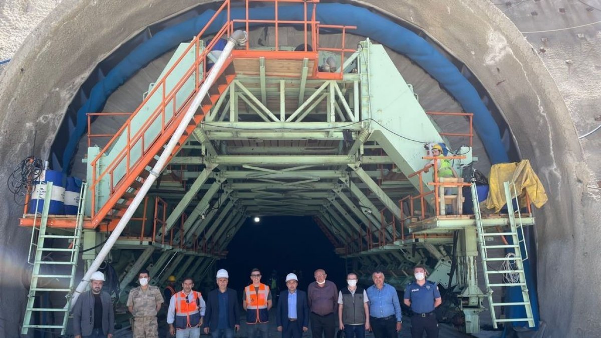 Sünebeli Tüneli'nde yüzde 65 seviyesine ulaşıldı