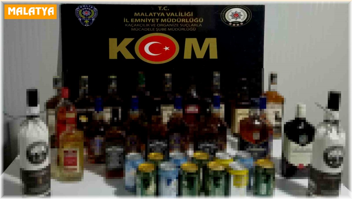 Şüphe üzerine durdurulan araçta kaçak alkol ele geçirildi