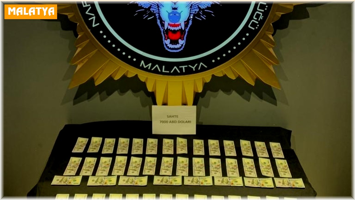 Şüphe üzerine durdurulan motosikletlinin üzerinde sahte 7 bin dolar ele geçirildi