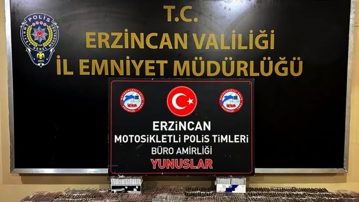 Şüpheli araçta 23 bin 700 adet makaron ele geçirildi