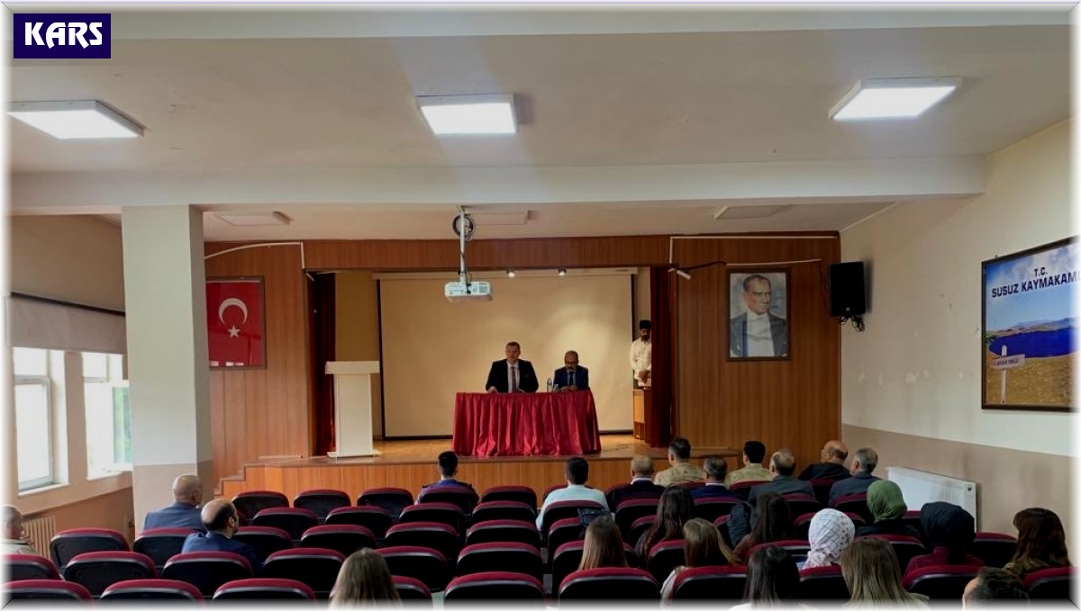 Susuz'da eğitim-öğretim güvenlik toplantısı