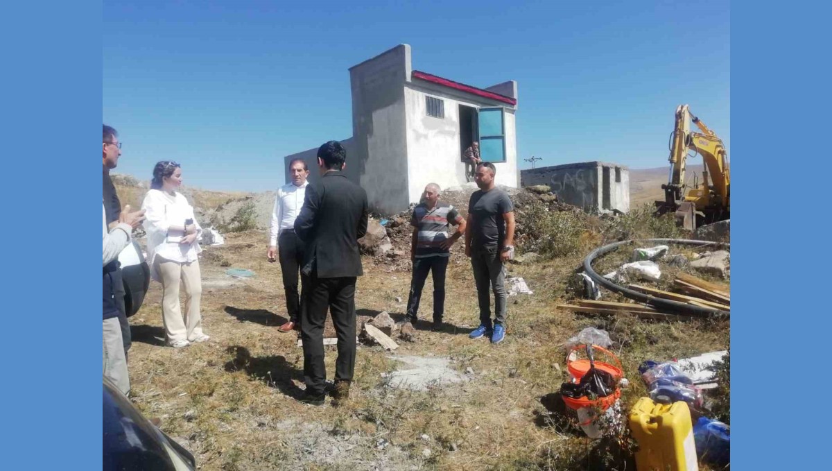 Susuz'da içme suyu depoları yenileniyor