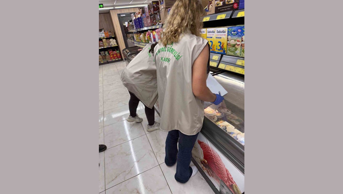 Susuz'da marketlerde denetim