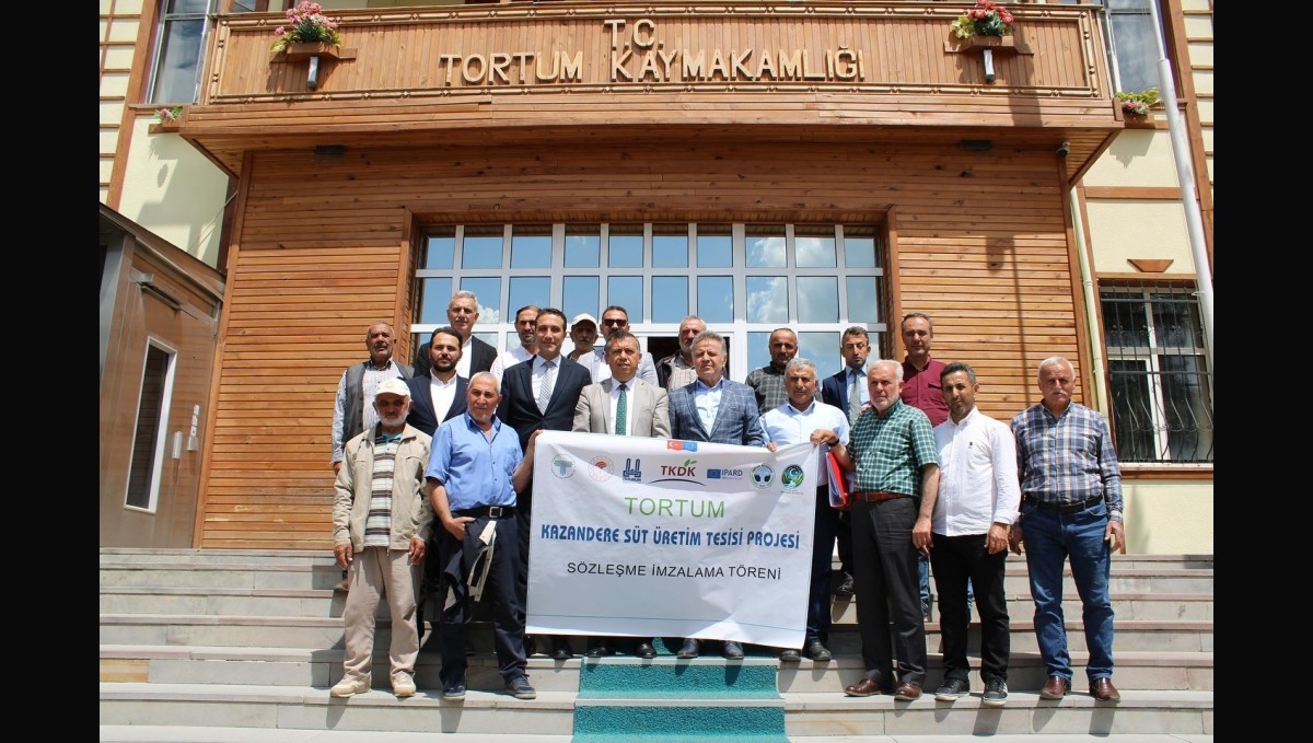 Süt üretimi için 30 milyonluk projenin imzaları atıldı