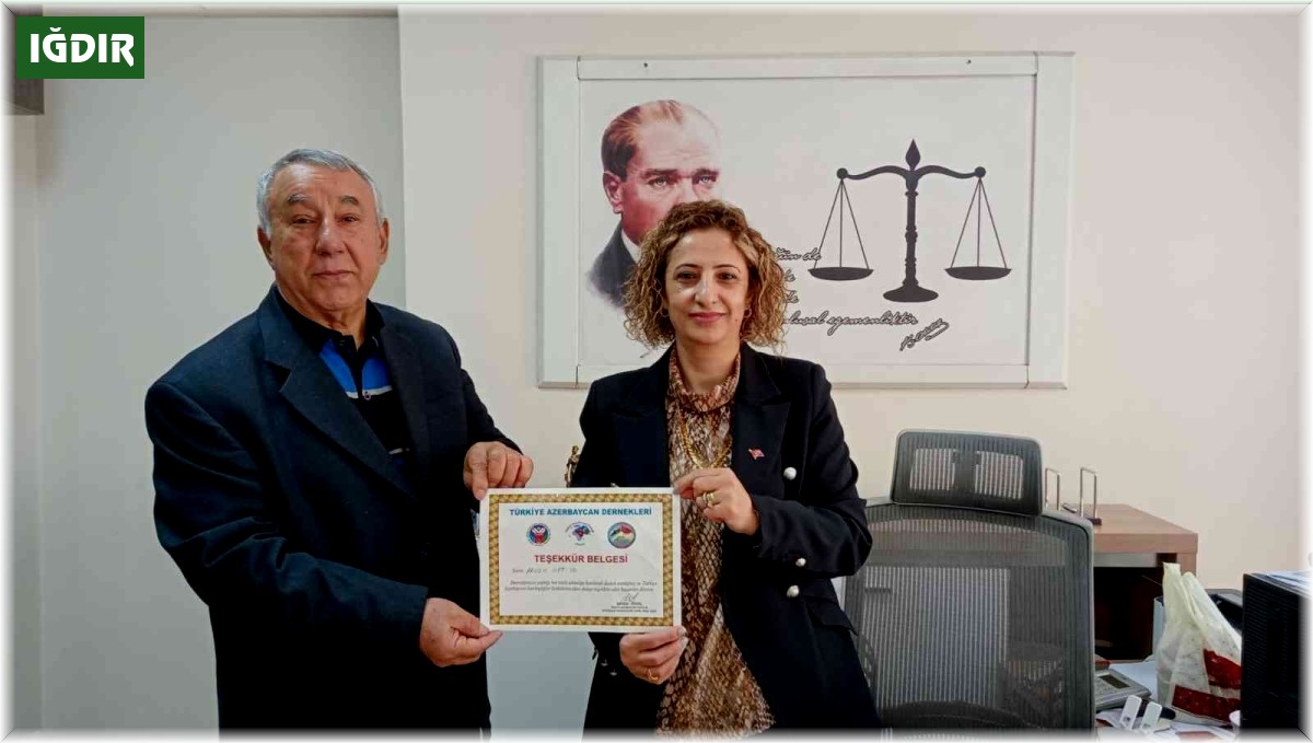 TADDEF'den Arzu İset Ud'a teşekkür belgesi