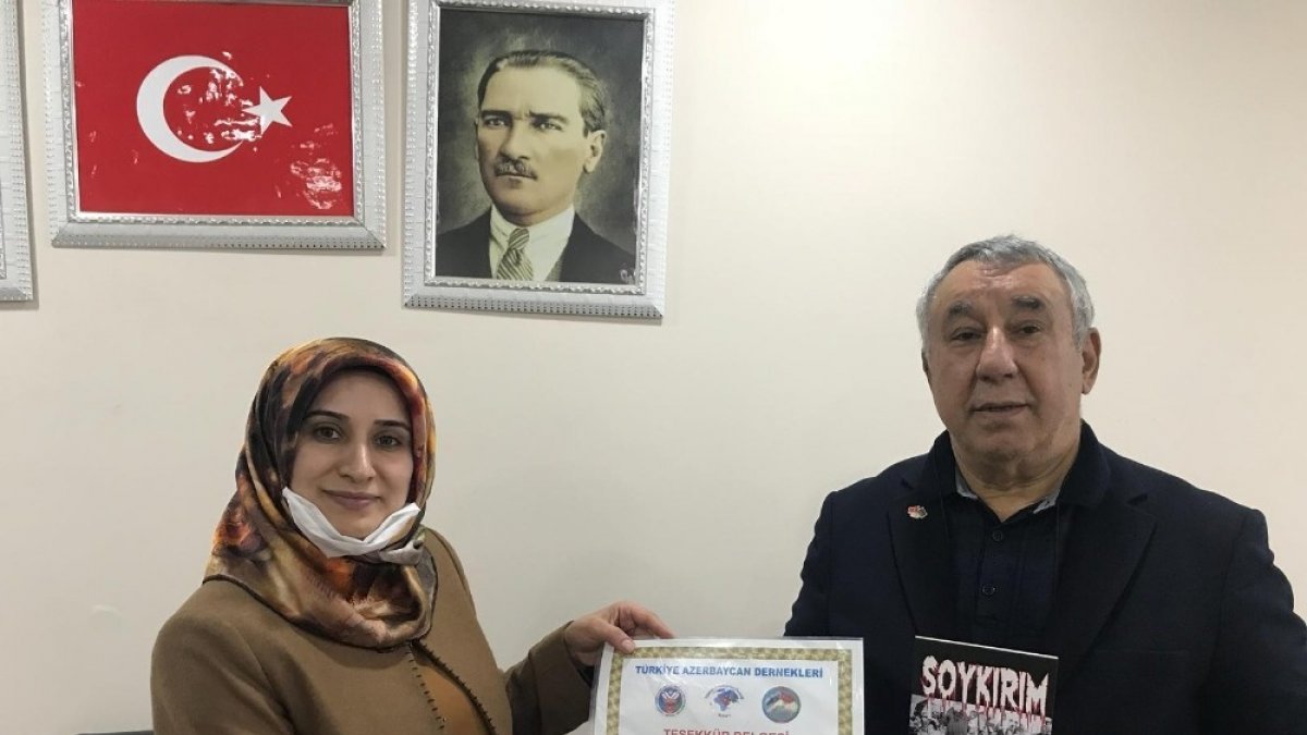 TADDEF'ten AK Parti Kadın Kolları İl Başkanına teşekkür belgesi