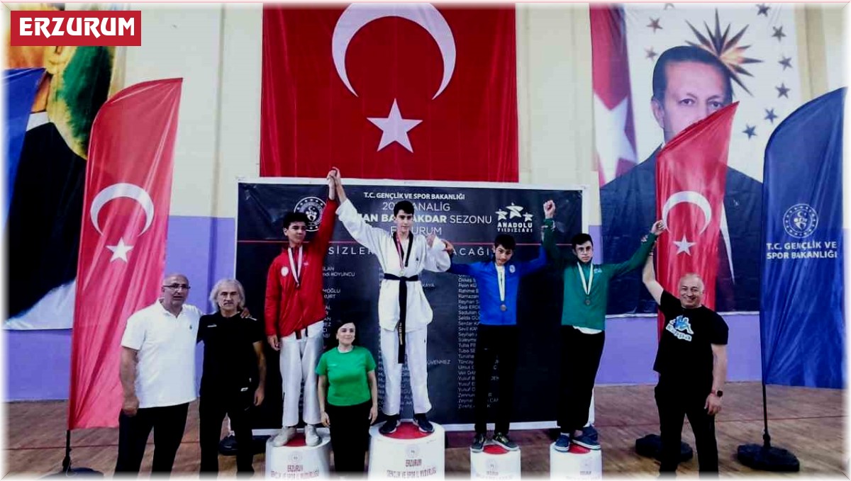 Taekwondoda Erzurum başarısı