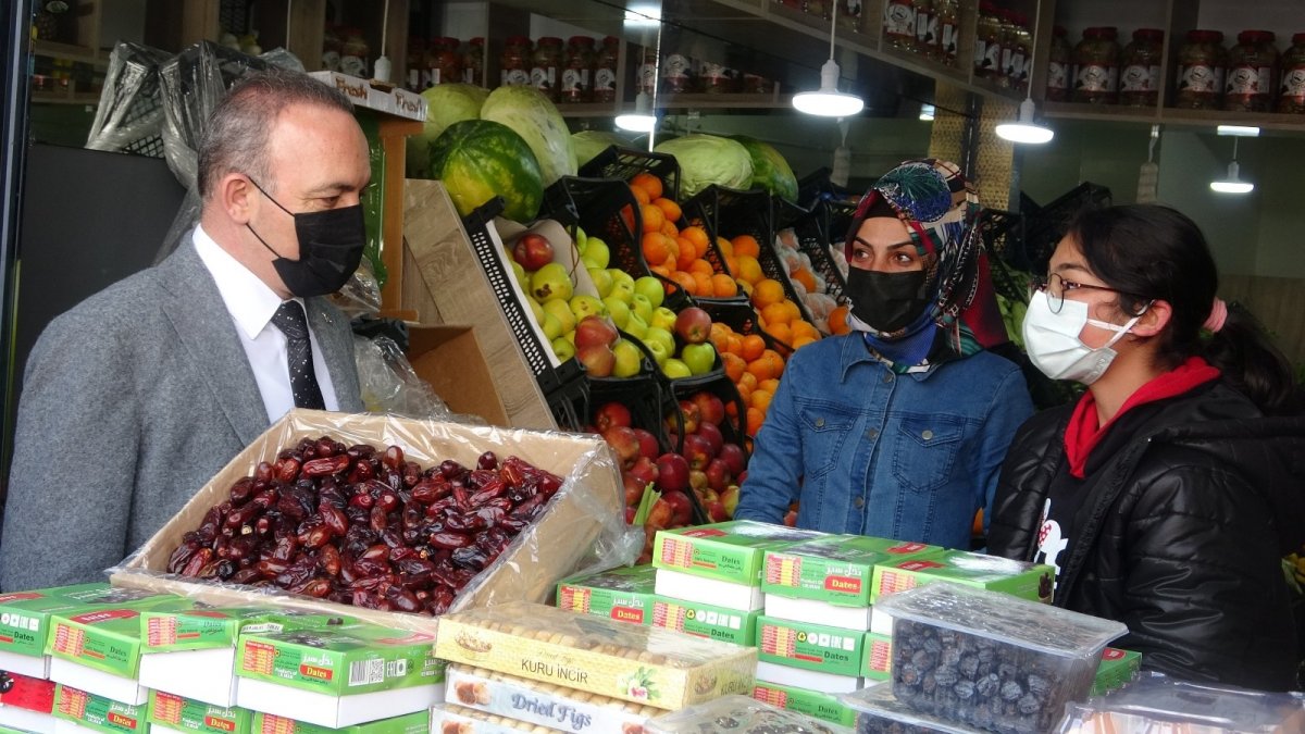Tam kapanma öncesi Vali Öner, Başkan Demir ile birlikte denetimlerde bulundu