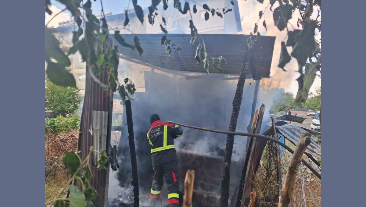 Tandırda unutulan köz yangına neden oldu