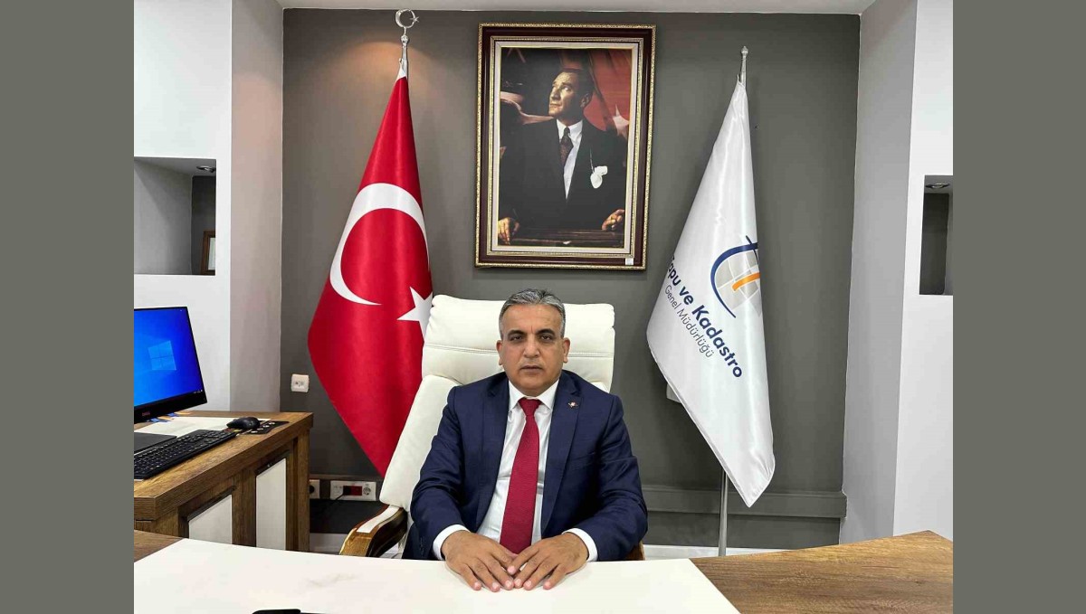 Tapu ve Kadastro Bölge Müdürü Mustafa Aslan göreve başladı