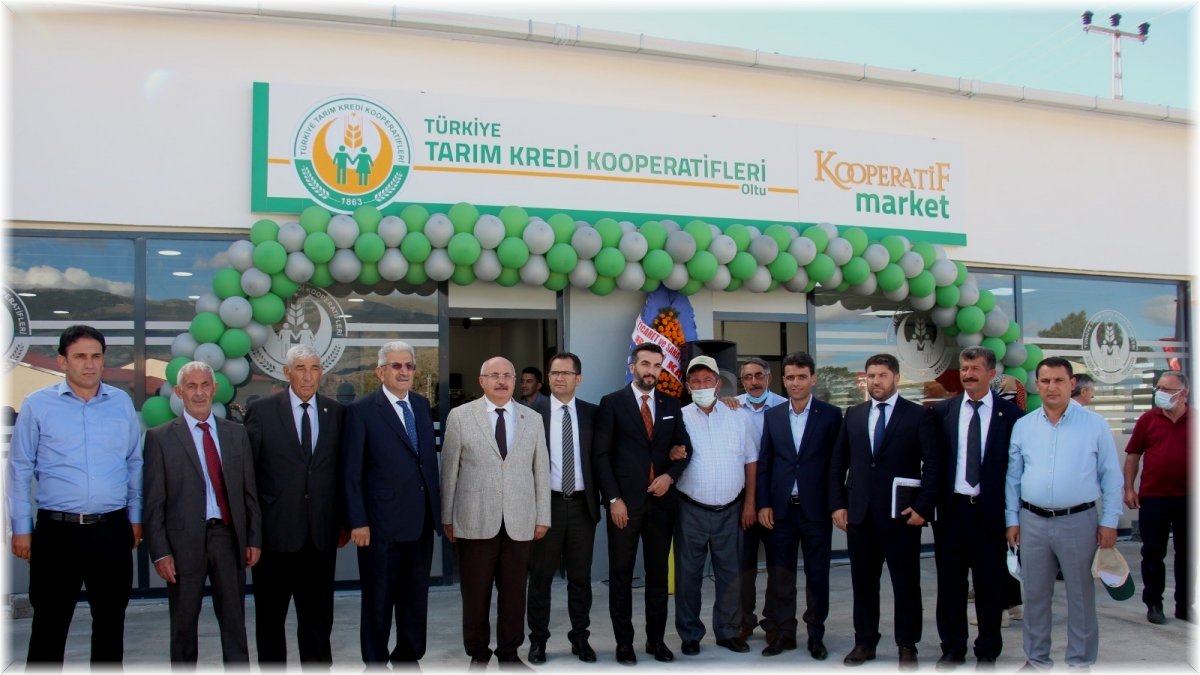 Tarım Kredi Kooperatifleri Marketi Oltu'da açıldı