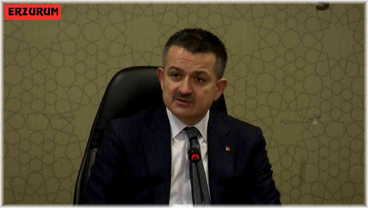 Tarım ve Orman Bakanı Pakdemirli Erzurum'da