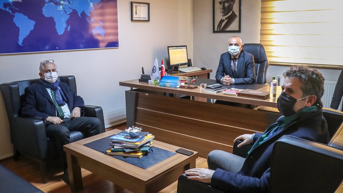 Tarım ve Orman İl Müdürü İbrahim Görentaş'tan AA Van Bölge Müdürlüğü'ne ziyaret