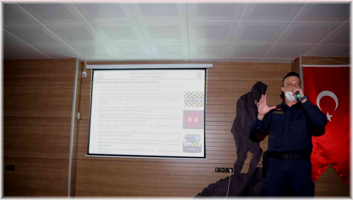 Taşımalı eğitim servis şoförlerine eğitim