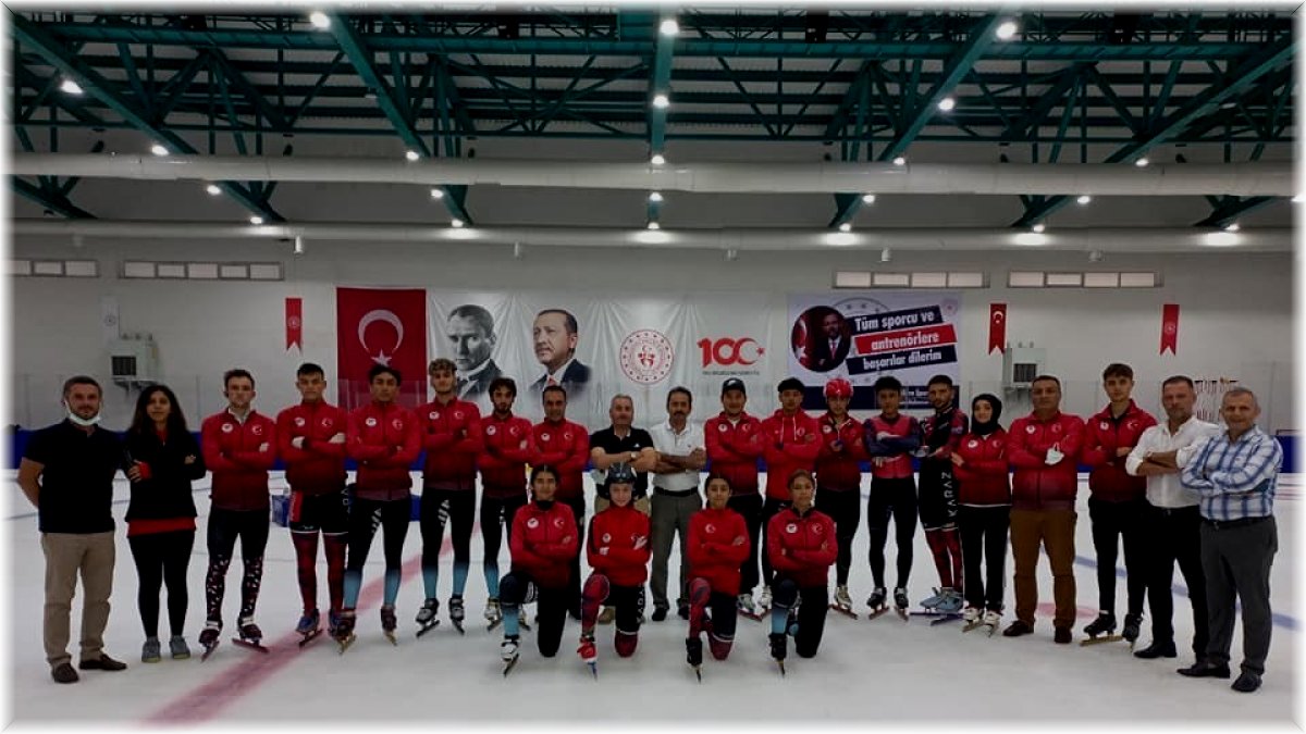 Taşkesenligil ve Almaz’dan Short Track Milli Takımına ziyaret