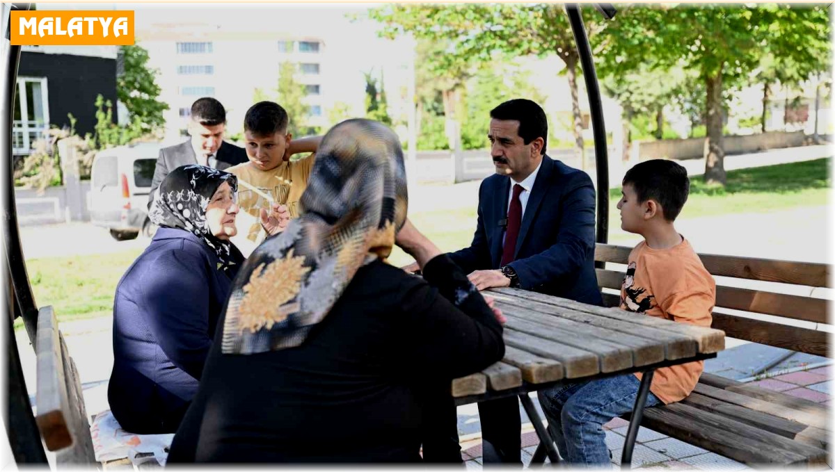 Taşkın'dan parklarda inceleme