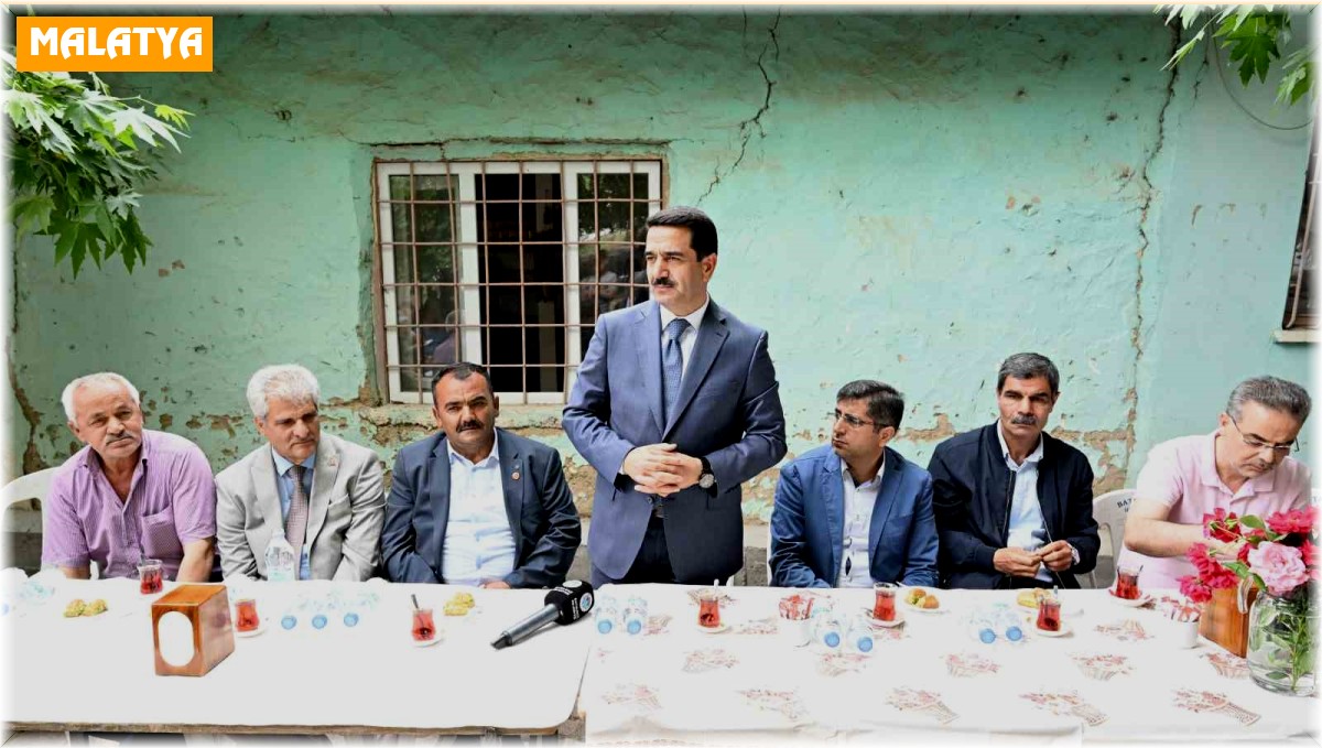 Taşkın, Hasırcılar Mahallesi sakinleriyle buluştu