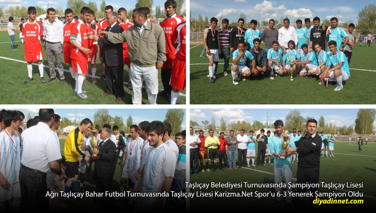Taşlıçay Bahar Futbol Turnuvasında Şampiyon Belli Oldu: Taşlıçay Lisesi 6-3 Kazandı