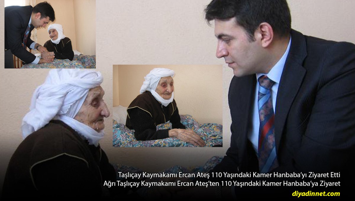 Taşlıçay'da 110 Yıllık Bir Ömür, Duygu Dolu Buluşma: Kaymakam Ateş Kamer Nineyi Ziyaret Etti