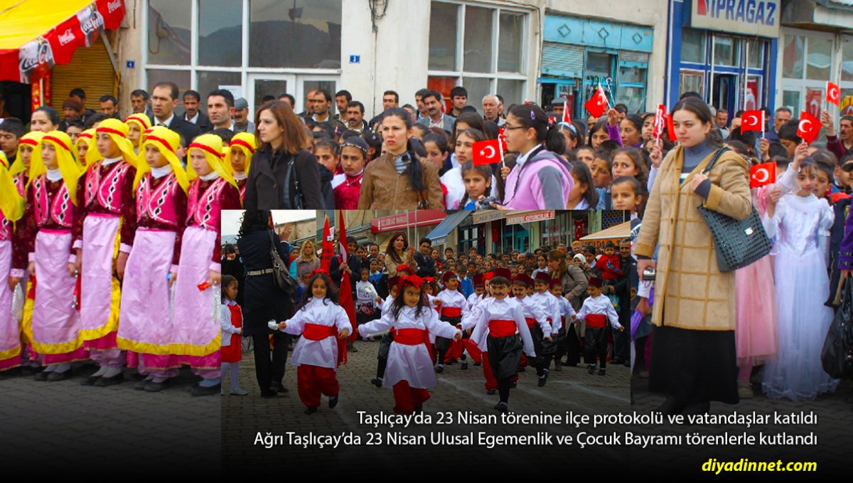 Taşlıçay'da 23 Nisan Coşkusu: Çocukların Gösterileri Renkli Görüntülere Sahne Oldu