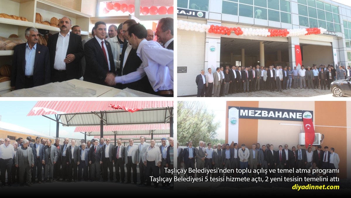 Taşlıçay'da 7 Projelik Büyük Hamle: 5 Açılış, 2 Temel Atma Bir Arada