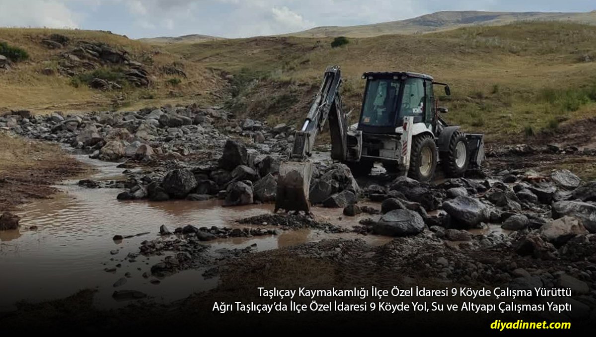 Taşlıçay'da 9 Köyde Altyapı Seferberliği: Sel Hasarı Onarıldı, Yollar Yenilendi