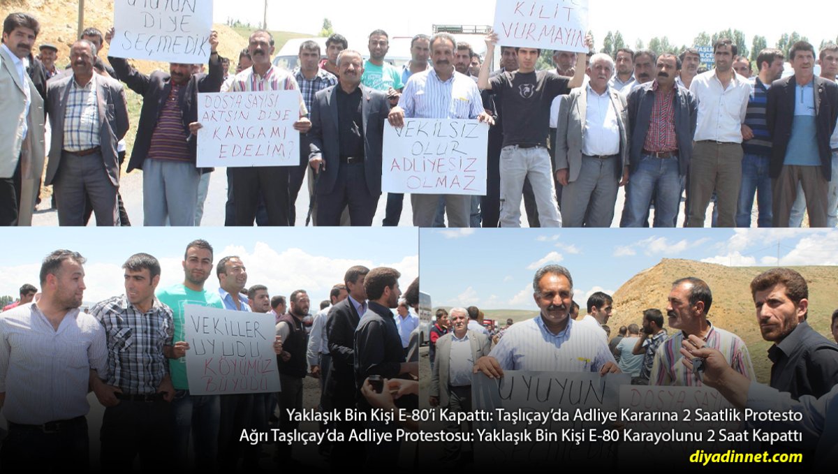 Taşlıçay'da Adliye Kararı İlçeyi Ayağa Kaldırdı: Bin Kişi E-80'i Kapattı