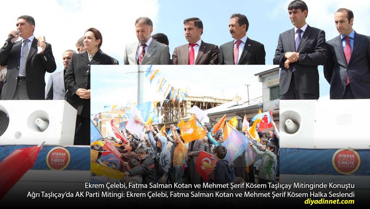 Taşlıçay'da AK Parti Mitingi: Mehmet Şerif Kösem'in "Kürtçe Kaset" Sözleri Alkış Aldı