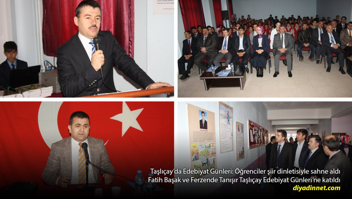 Taşlıçay'da Edebiyat Günleri: Ferzende Tanışır öğrencilerle buluştu, şiir dinletisi düzenlendi