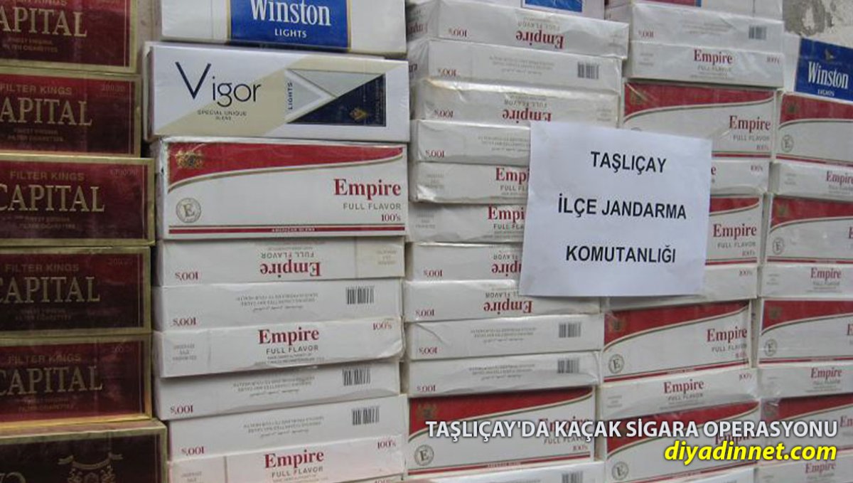 Taşlıçay'da Jandarmadan Büyük Operasyon: 2 Bin Paket Kaçak Sigara Yakalandı