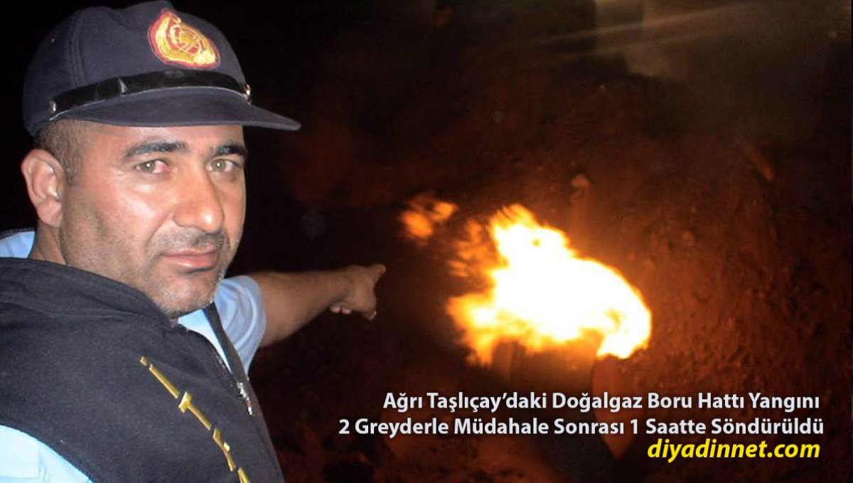 Taşlıçay'da Kritik Müdahale: Doğalgaz Yangını 1 Saatte Kontrol Altına Alındı