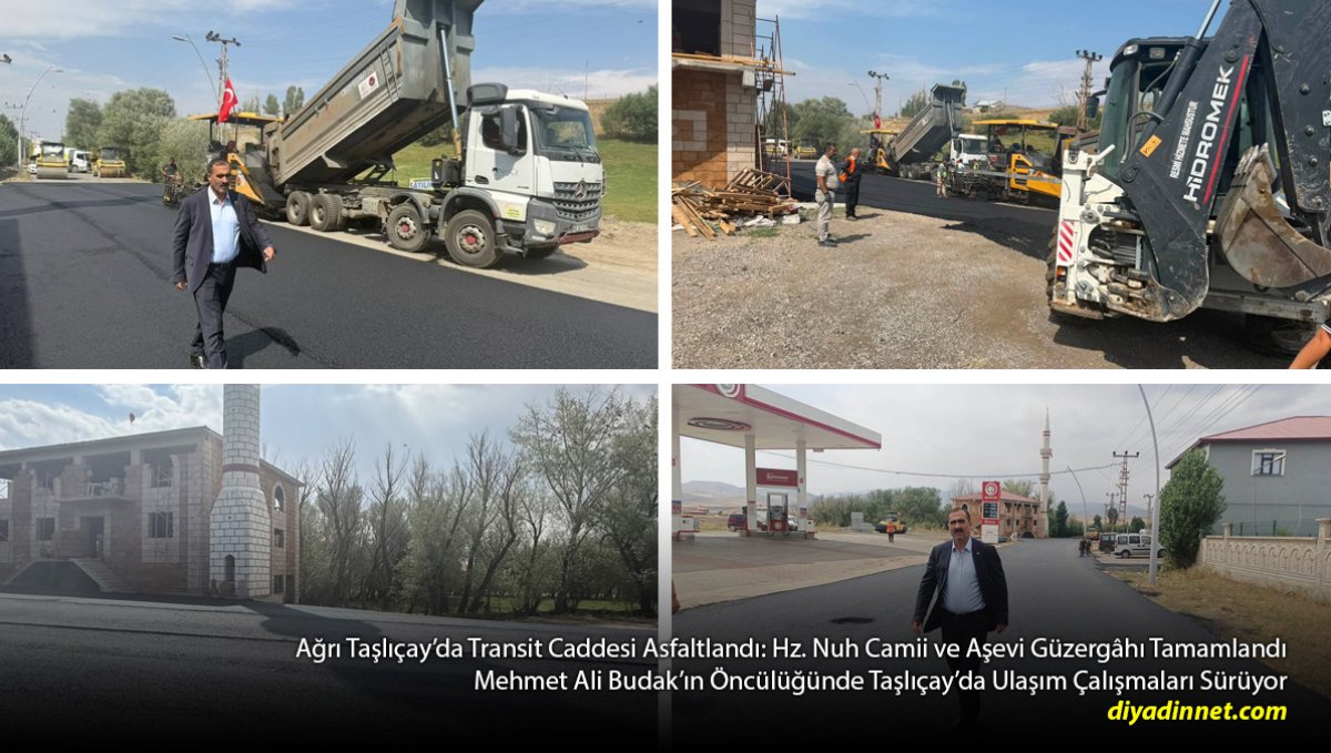 Taşlıçay'da Önemli Güzergâh Yenilendi: Transit Caddesi'nde Asfalt Tamamlandı