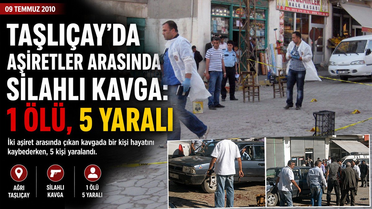 Taşlıçay'da Pileki ve Nezoyi aşiretleri arasında kavga: 1 ölü, 5 yaralı