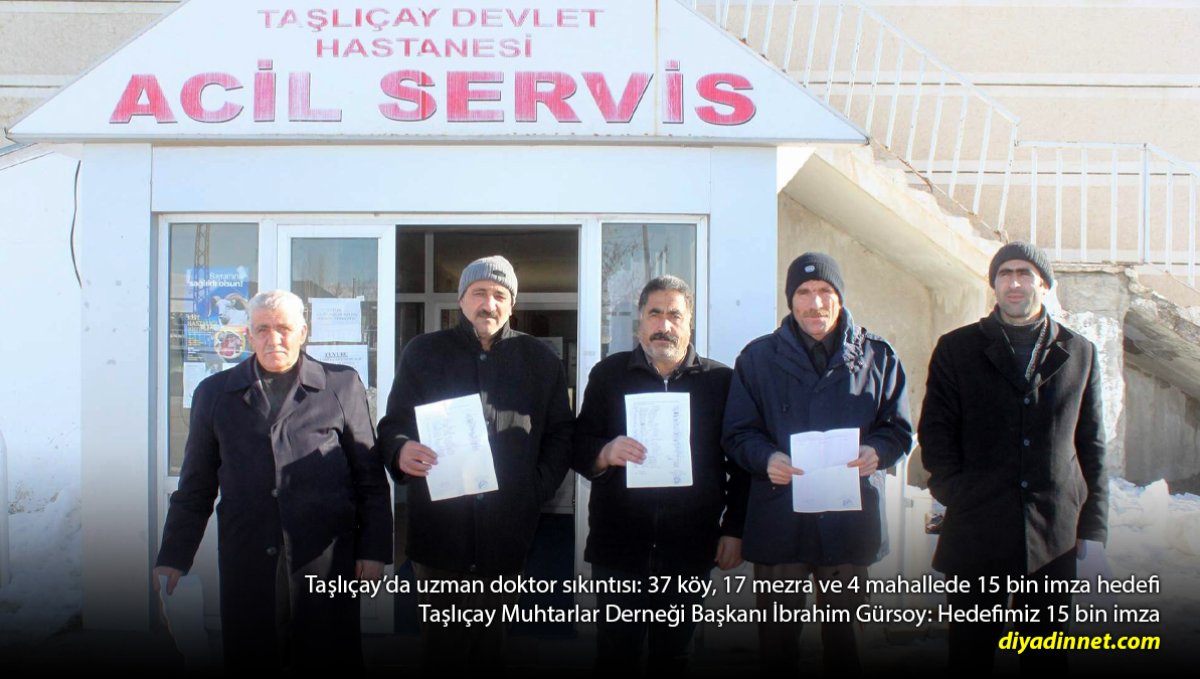 Taşlıçay'da Sağlık Tepkisi Büyüyor: 37 Köy ve 17 Mezrada İmza Toplanıyor