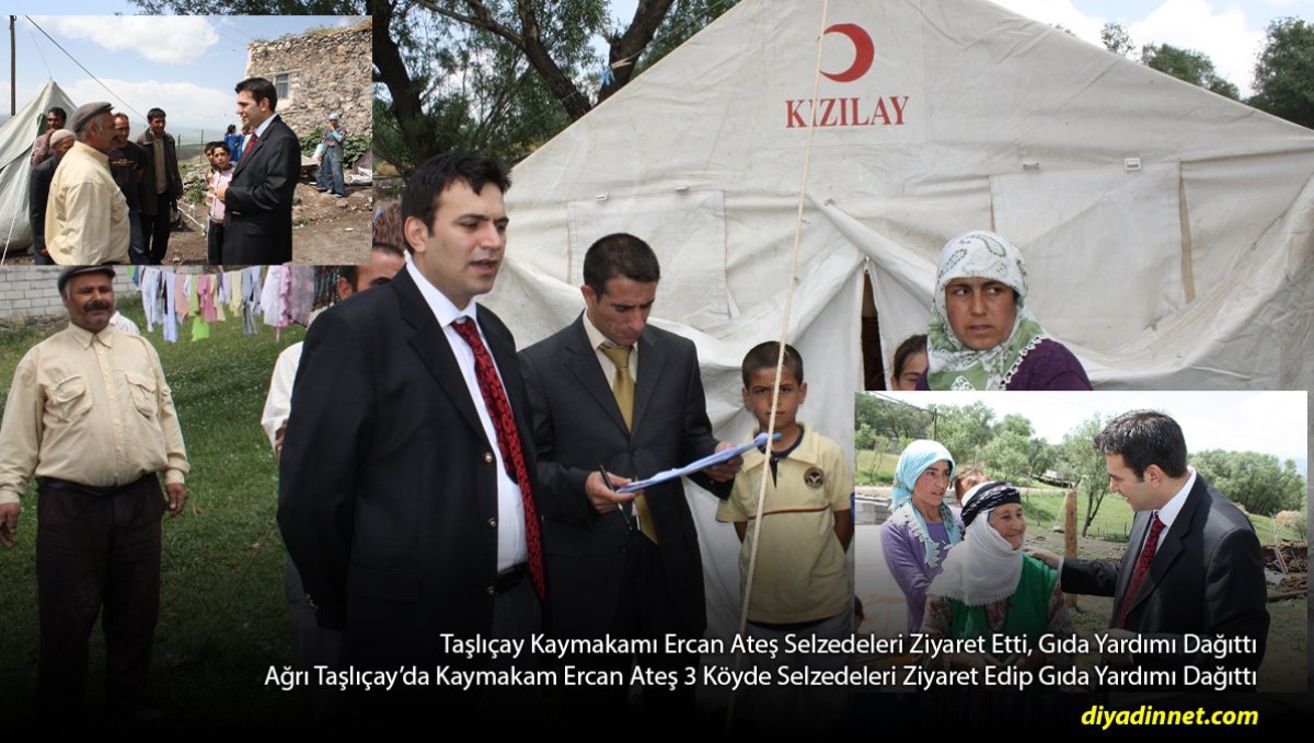 Taşlıçay'da Selzedelere Destek: 3 Köyde Gıda Yardımı Yapıldı