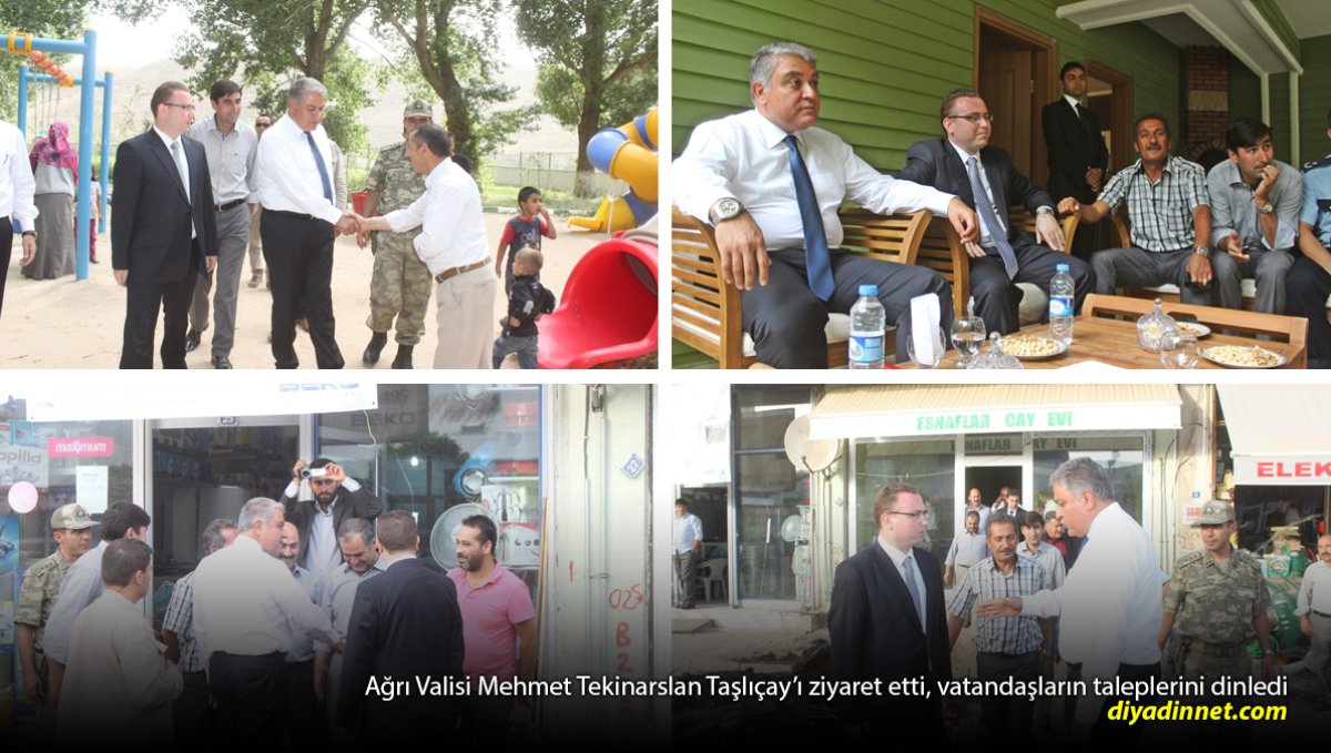 Taşlıçay'da Vatandaş İstedi, Vali Tekinarslan Ağrı İçin Söz Verdi