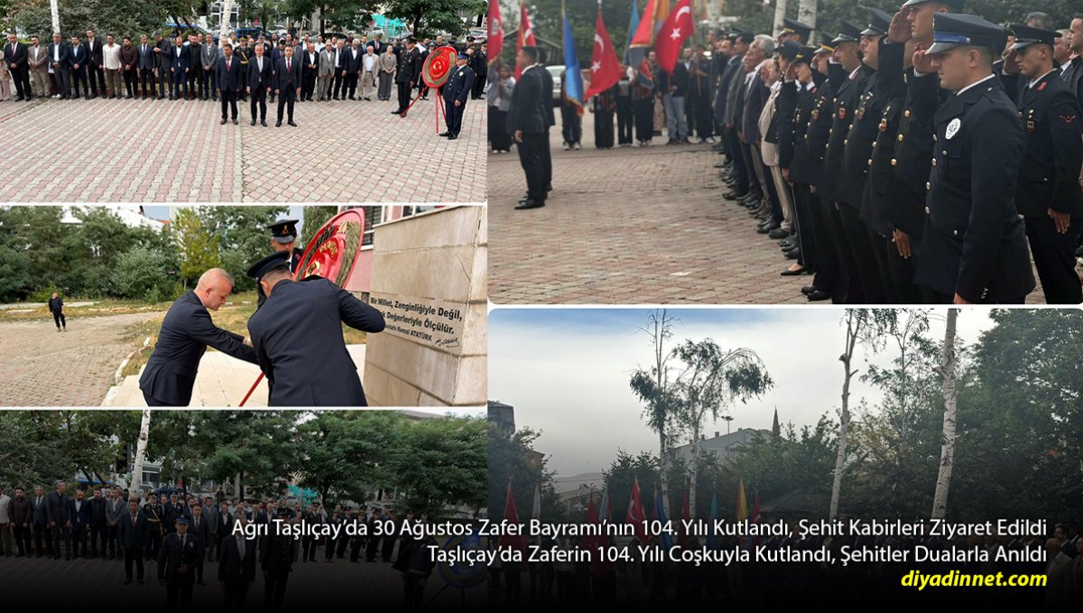 Taşlıçay'da Zaferin 104. Yılı Coşkuyla Kutlandı, Şehitler Dualarla Anıldı