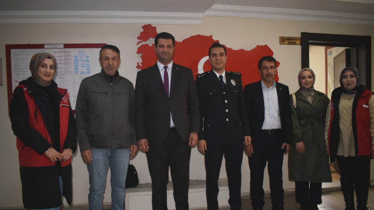 Taşlıçay Gençlik Merkezinden Emniyet Teşkilatına Polis Haftası Ziyareti